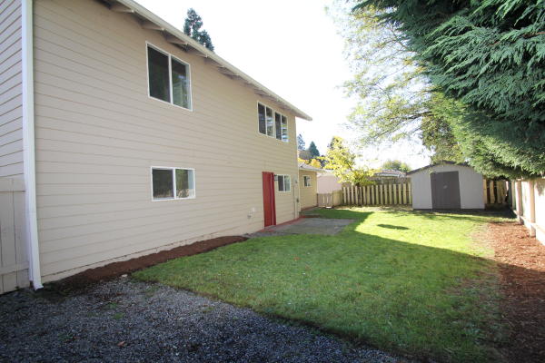 Lower level fireplace
